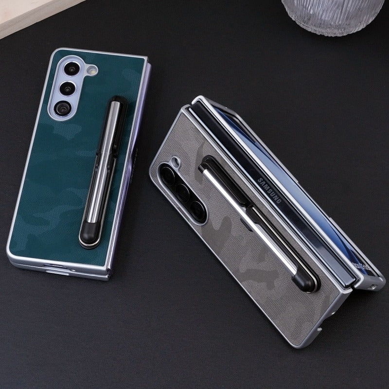Pen Slot Holder Integrated Ultra-thin Phone Case For Samsung Z FOLD