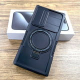 Shockproof Magnetic Armor Wireless Charge Case For Samsung