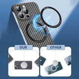 Carbon Fiber Magnetic Case For iPhone