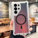 Colorful Silicone Magnetic Phone Case For Samsung