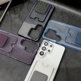 Glitter Card Holder Phone Case For Samsung