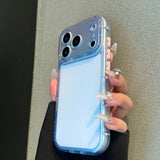 Jelly-like Airbag Transparent Phone Case For iPhone
