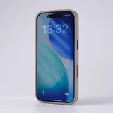 Metal Lens Frame Frosted Magnetic Phone Case For iPhone