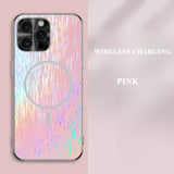 Fine Magnetic Ring Frosted Soft Frame Magnetic Phone Case For iPhone