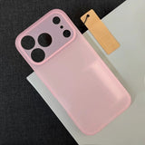 Solid Color Soft Silicone Frosted Phone Case For iPhone