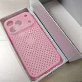 Soft Rubber Breathable Phone Case For iPhone