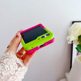 Two-tone Skin-feel Phone Case For Samsung Z FLIP 7 6 5 4 3