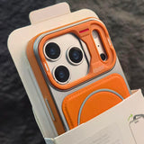 Large Window Magnetic Phone Case For iPhone