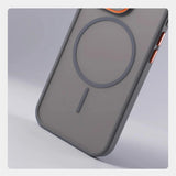 Luxury Matte Translucent Magnetic Case For iPhone