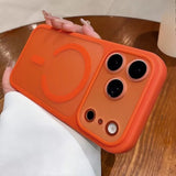 Frosted Magnetic Phone Case For iPhone