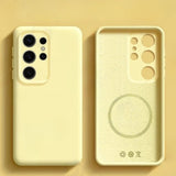 Original Liquid Silicone Magnetic Case For Samsung