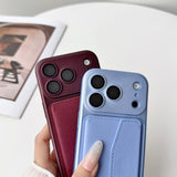 Card Holder Anti-drop Phone Case For iPhone