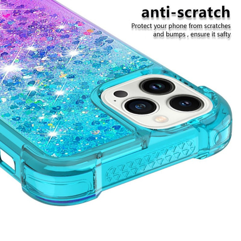 Gradient Quicksand Phone Case For iPhone