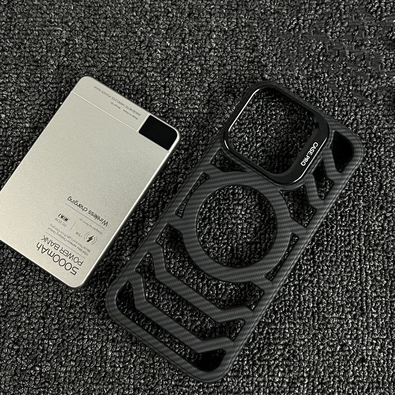 Ultra-thin Heat Dissipation Hidden Bracket Phone Case For iPhone