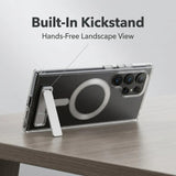 Clear Magnetic  Drop Resistant Shockproof Wireless Slim Stand Case for Samsung