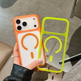 Candy-colored Magnetic Phone Case For iPhone
