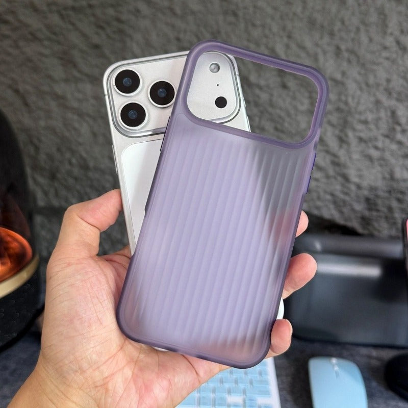 Frosted Corrugated Phone Case For iPhone