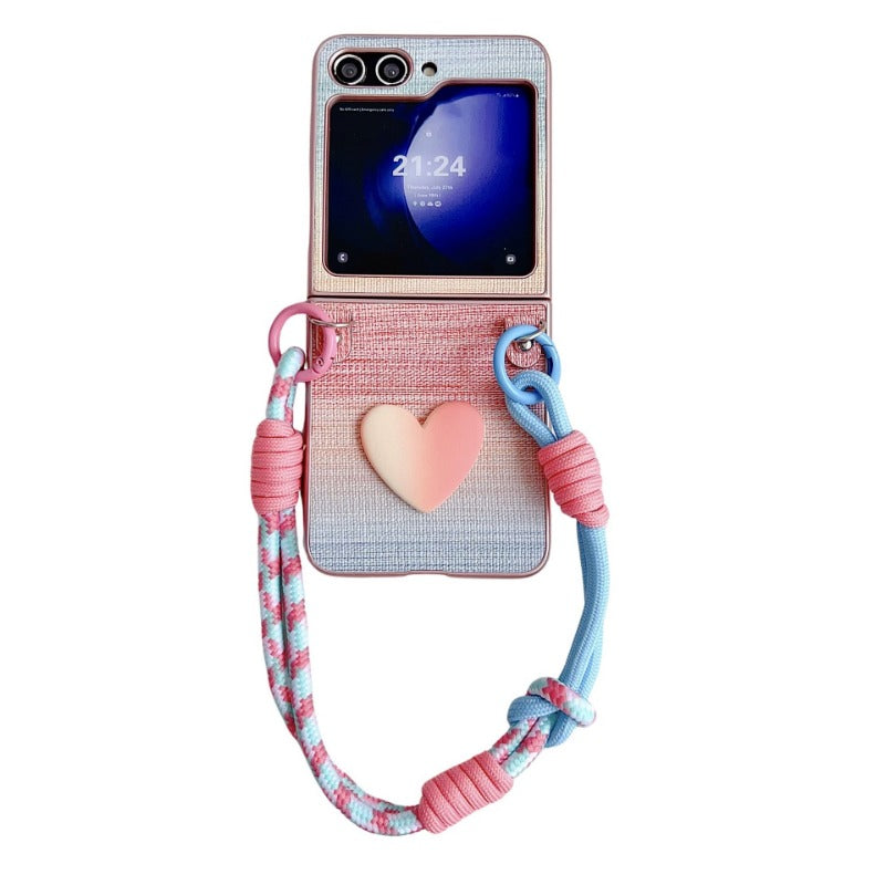 Heart Phone Case For Samsung Z FLIP 7 6 5 4 3