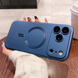 Metallic Paint Magnetic Soft Case For iPhone