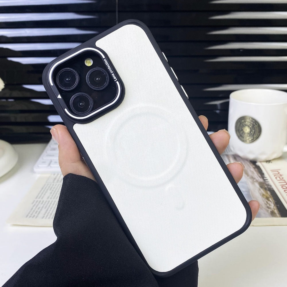 Magnetic Lens Holder Phone Case For iPhone