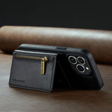 Custodia a portafoglio in pelle magnetica staccabile 2 in 1 per iPhone