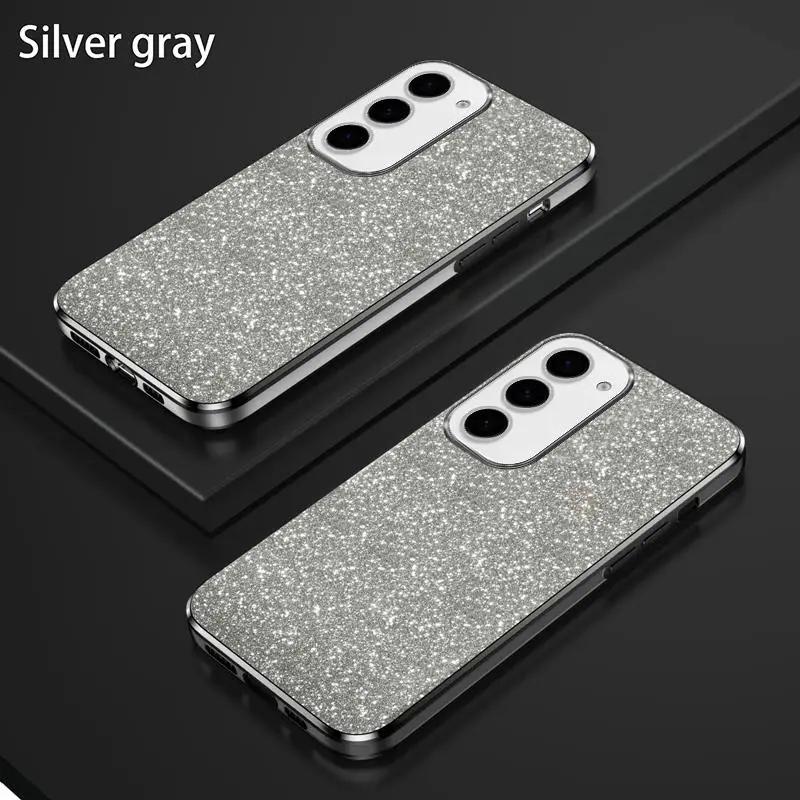 Custodia di lusso con placcatura glitterata sfumata per Samsung 