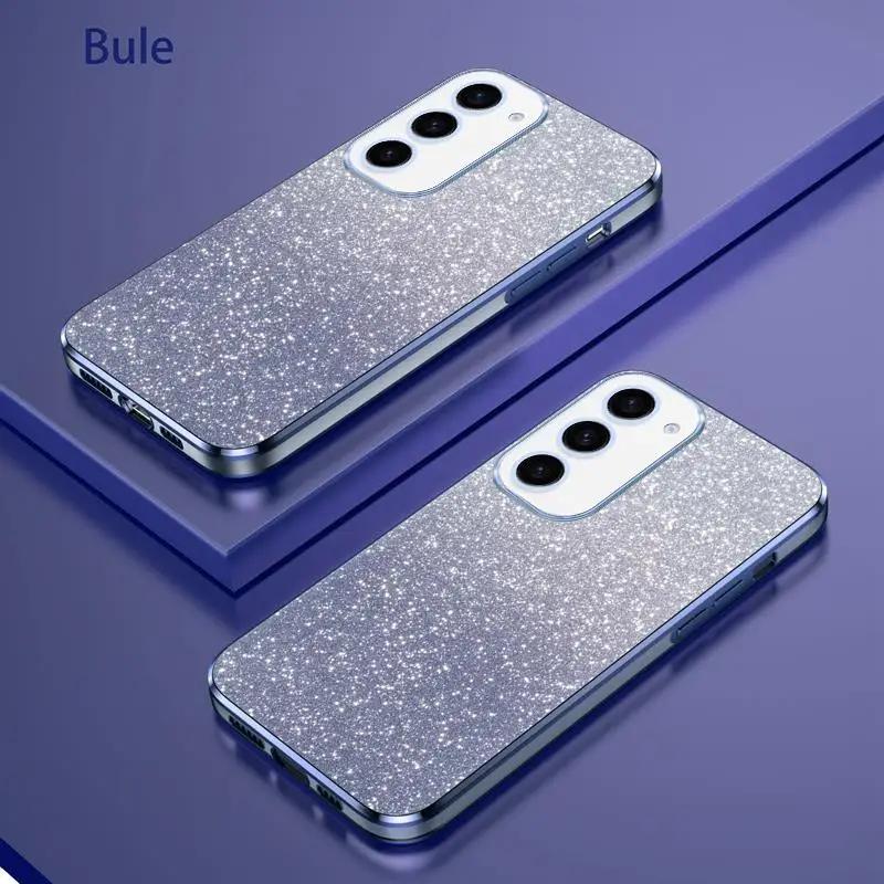 Custodia di lusso con placcatura glitterata sfumata per Samsung 