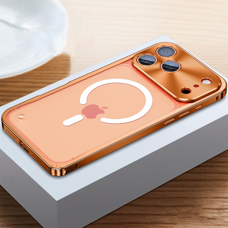 Custodia magnetica in lega di alluminio per iPhone 