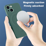 Custodia magnetica in silicone liquido wireless Mag per iPhone 