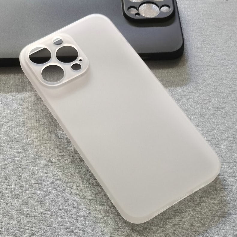 Custodia morbida in silicone opaco per iPhone 