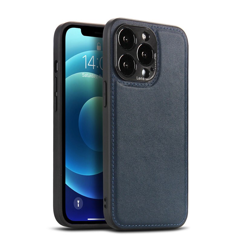 Custodia antiurto in pelle PU per iPhone 