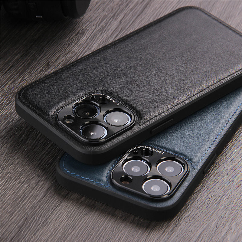 Custodia antiurto in pelle PU per iPhone 