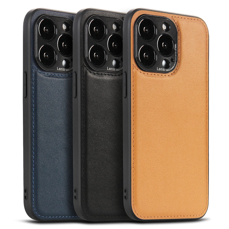 Custodia antiurto in pelle PU per iPhone 