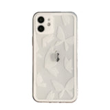Custodia in silicone cartoon farfalla bianca per iPhone 