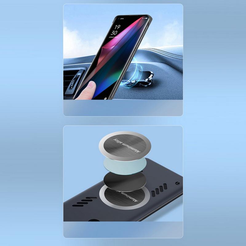 Custodia rigida sottile per supporto magnetico per auto senza cornice per Samsung 
