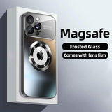Custodia magnetica in vetro opaco AG nuovo arrivo per iPhone 