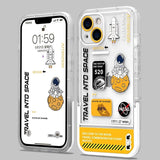 Custodia con supporto per astronauta spaziale per iPhone 